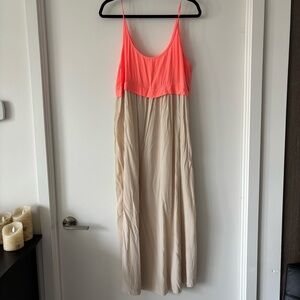 Wilfred Coral Sleeveless Maxi Dress